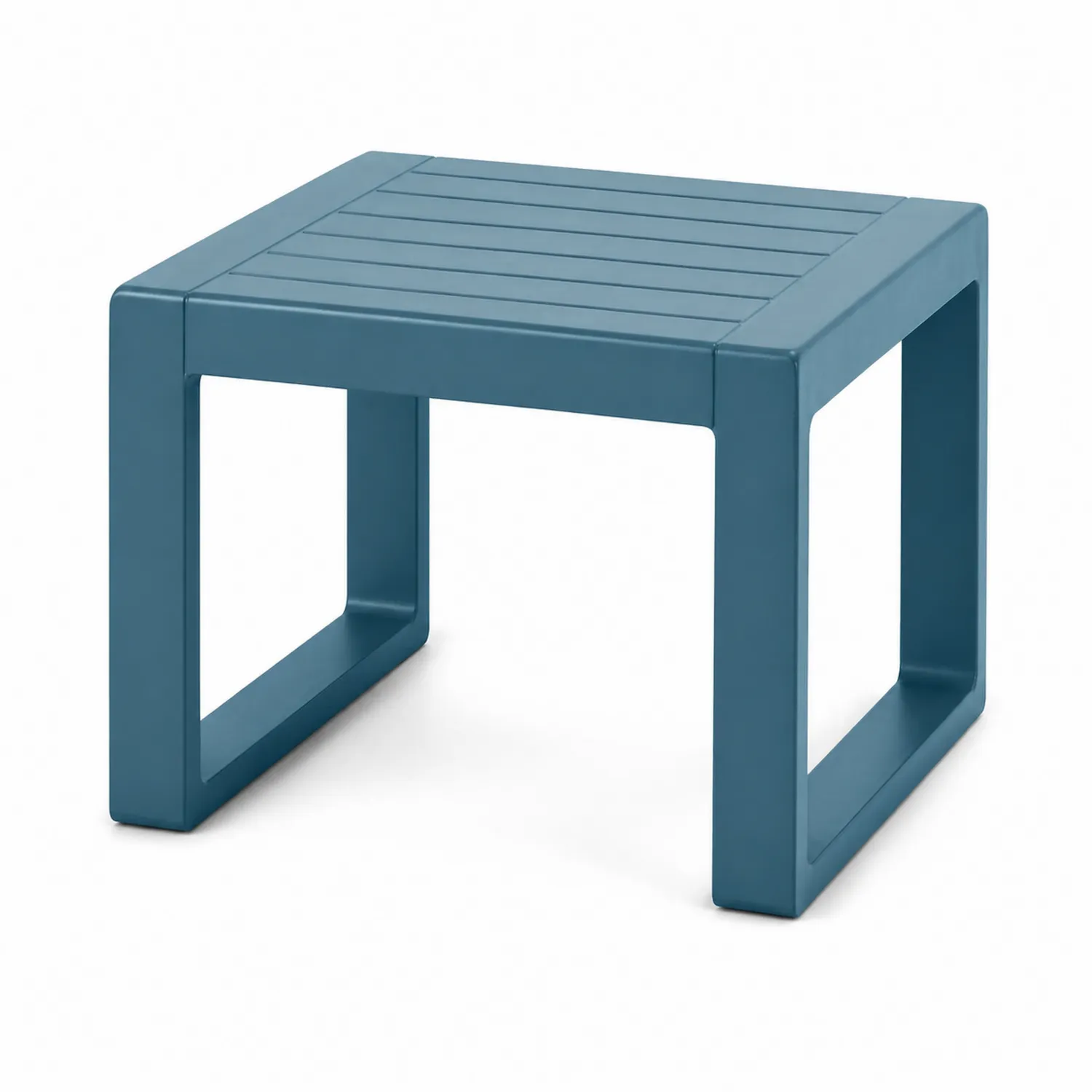 Kunststoff Beistelltisch Blau 40x40x30 cm-Lumverohome