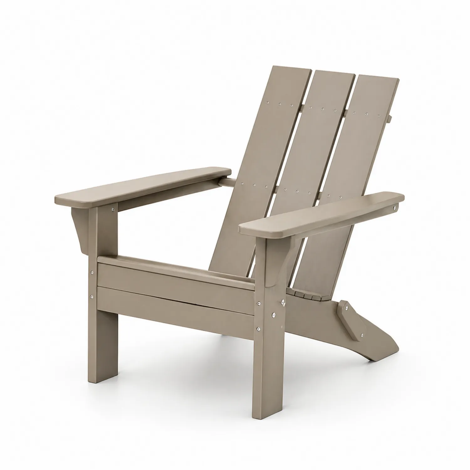 Silla Adirondack de Plástico Reciclado Beige