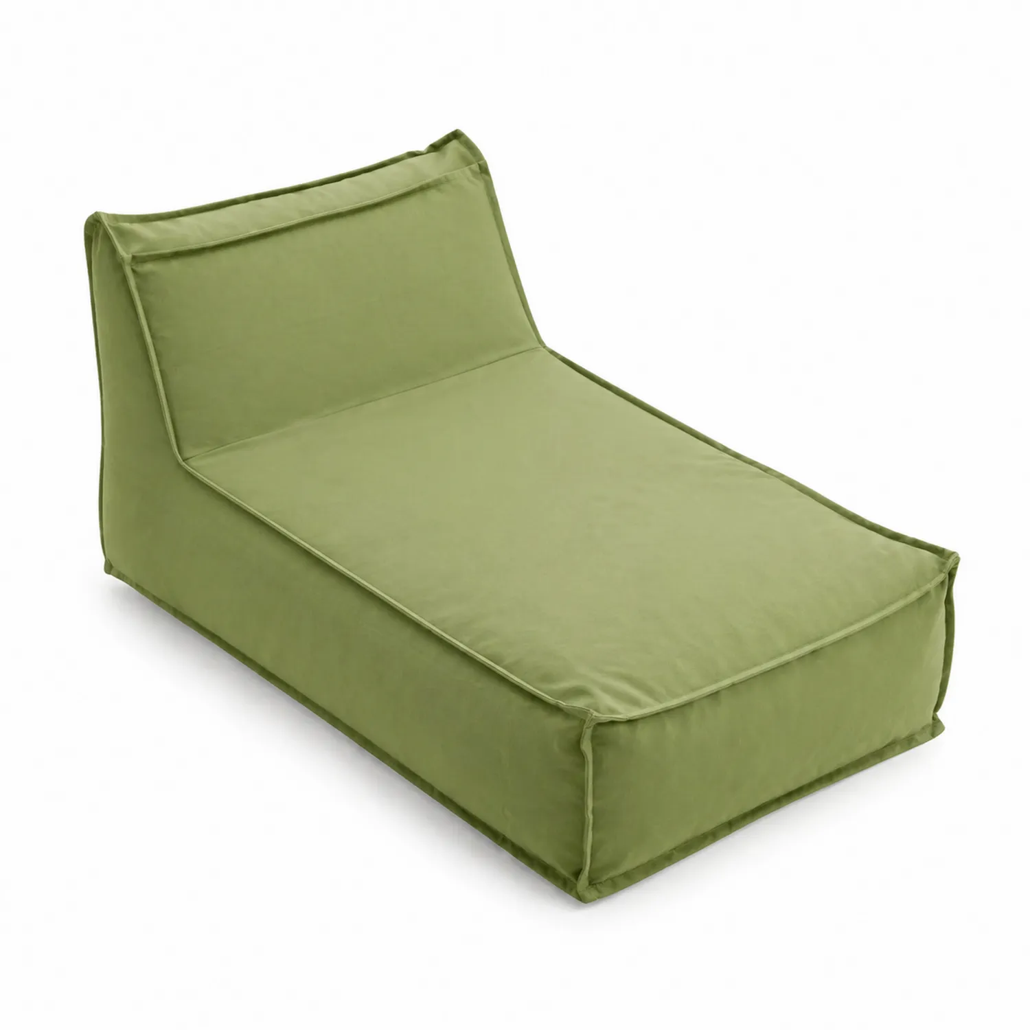 Tumbona de Tela Poliéster 190x90x60 cm Verde