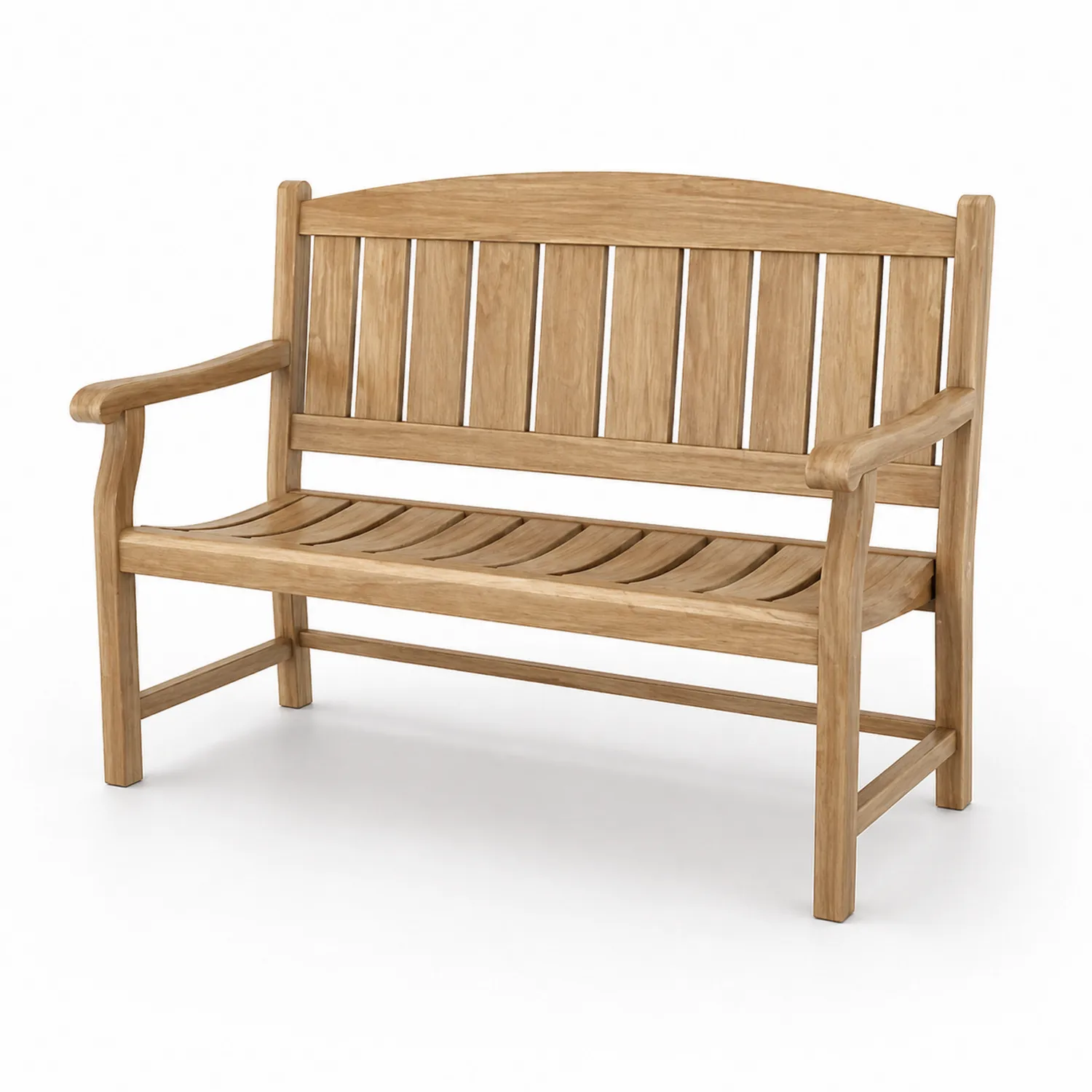 Banco de madera de teca para exterior 120 cm