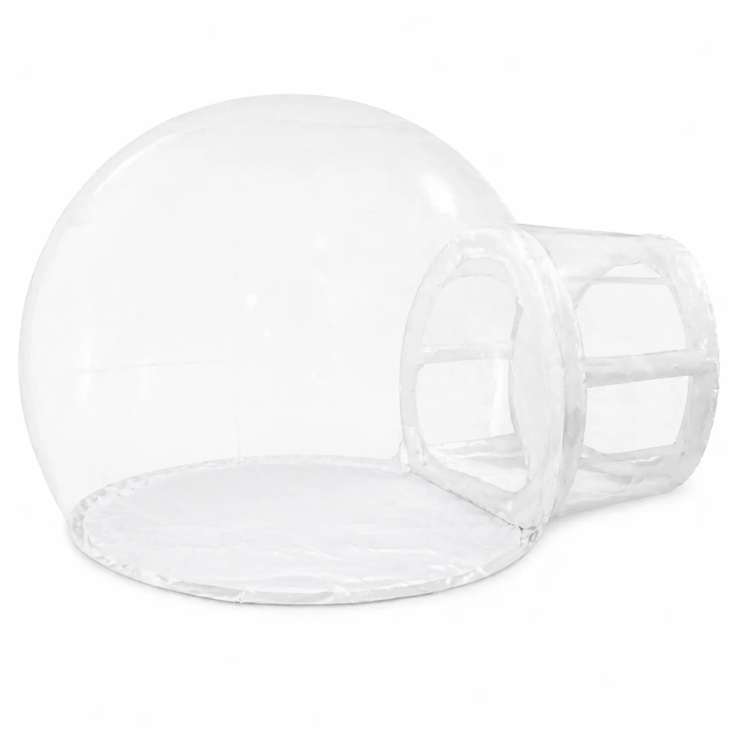 Tienda de campaña burbuja inflable de PVC transparente