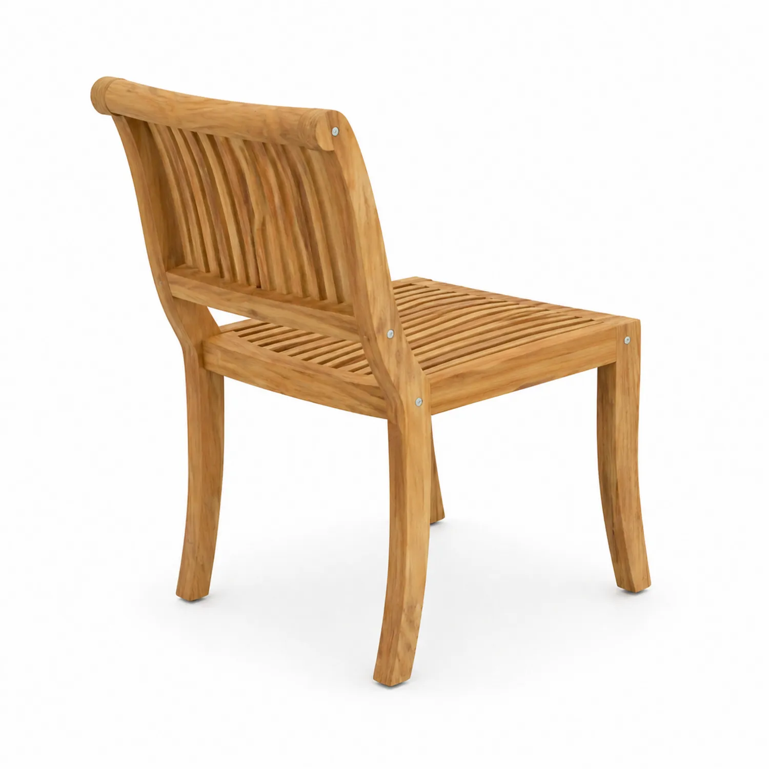 Silla de jardín de madera de teca 60x55x90 cm