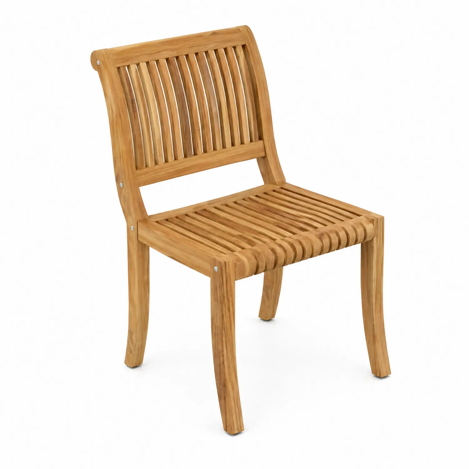 Silla de jardín de madera de teca