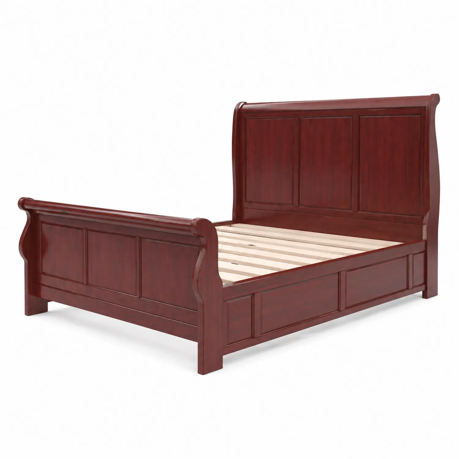 Cama de Madera con Cabecero y Piecero 200x160 cm Marrón