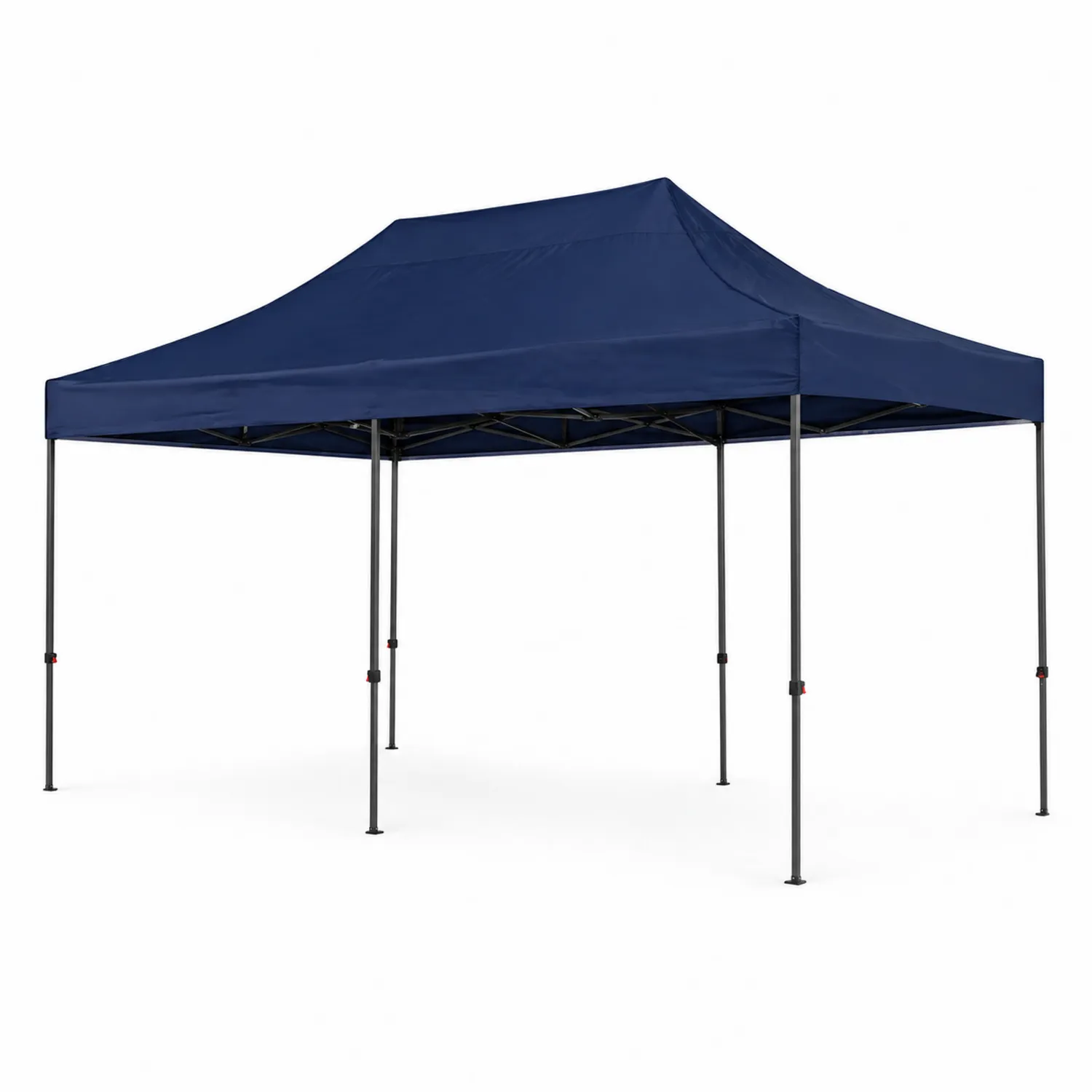 Carpa Plegable de Poliéster 3x6m Azul con Estructura de Acero