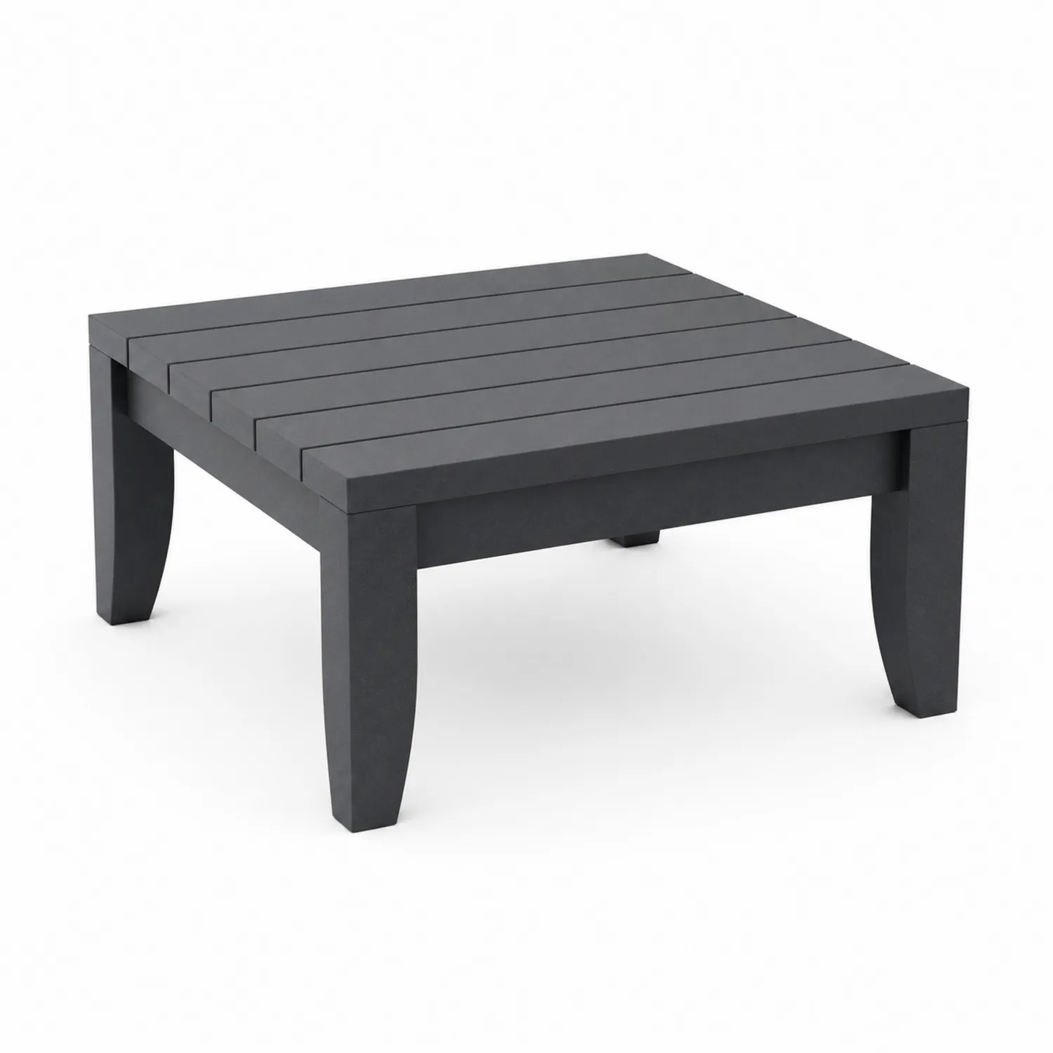 Mesa auxiliar de plástico 80x80x40 cm Gris