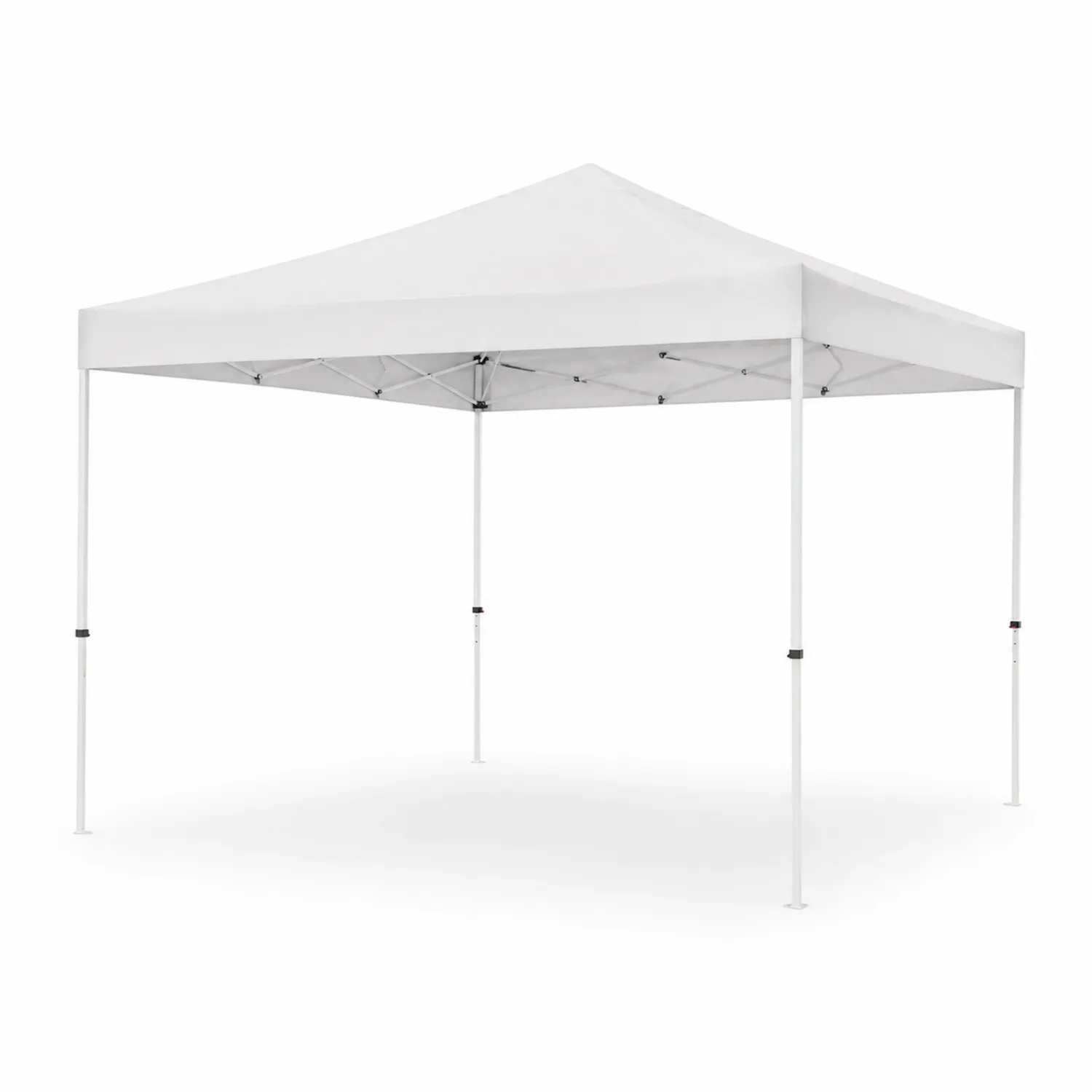 Carpa Plegable de Tela Blanca 3x3 m para Exterior