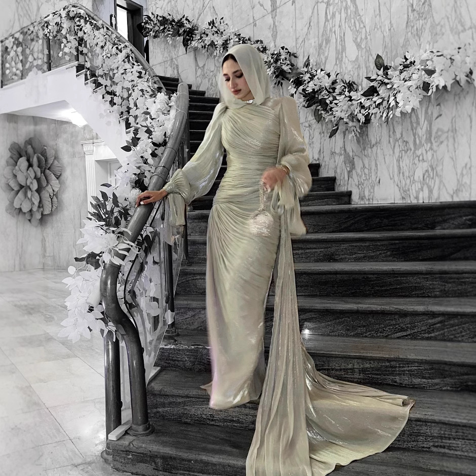 Elegant Draped Maxi Dress