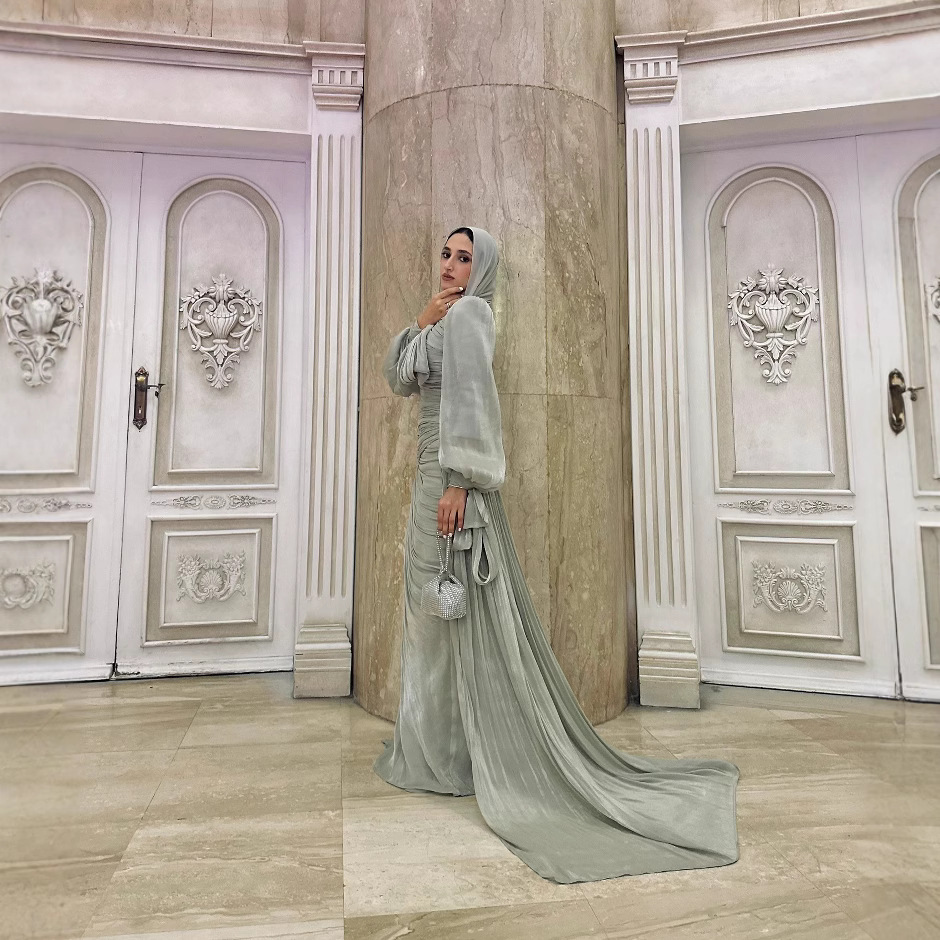 Elegant Draped Maxi Dress
