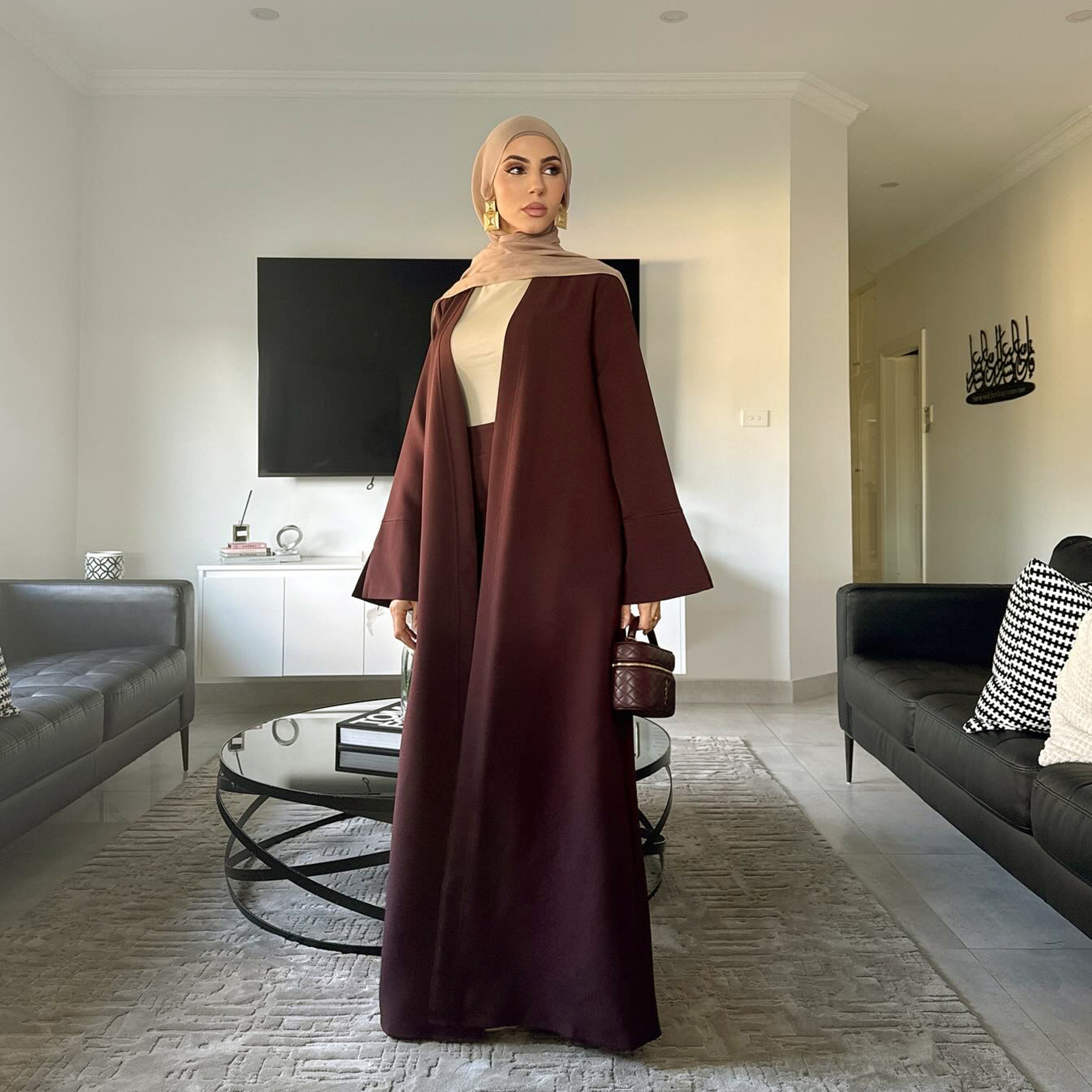 Elegant Minimalist Knit Two-Piece Set
