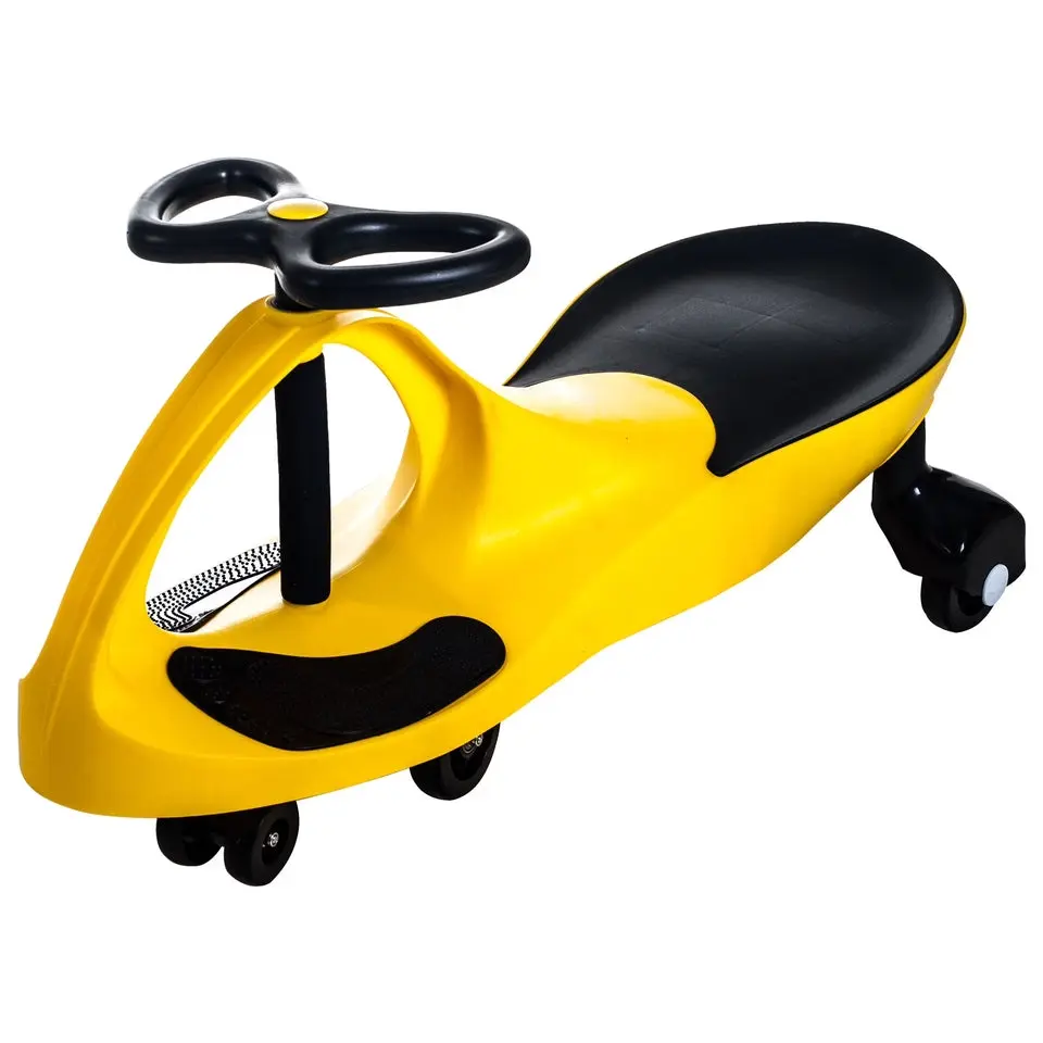 Wiggle Car for Kids, Swing Car Ride On Toy, 360° Spin Toddler Car, Push & Go Foot-to-Floor Ride-On Toy, Indoor & Outdoor Kids Toy, Birthday Gift