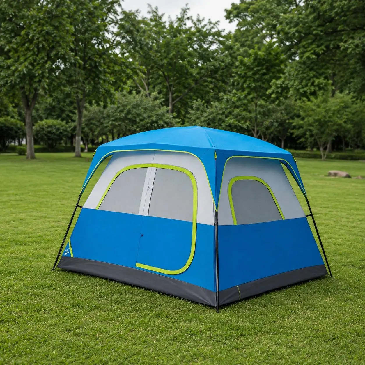 Sweetcrispy 2-8 Person Instant Polyester Camping Tent for Families, Easy Setup with Removable Rainfly, Power Cord Access & Excellent Ventilation, Easy Setup Tents, Tents For Camping