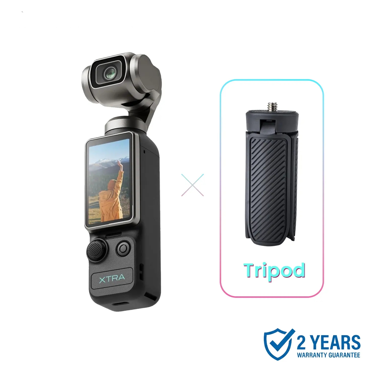  Vlogging Camera with 1'' CMOS 4K/120fps Videos 3-Axis Gimbal Stabilizer Fast Focusing