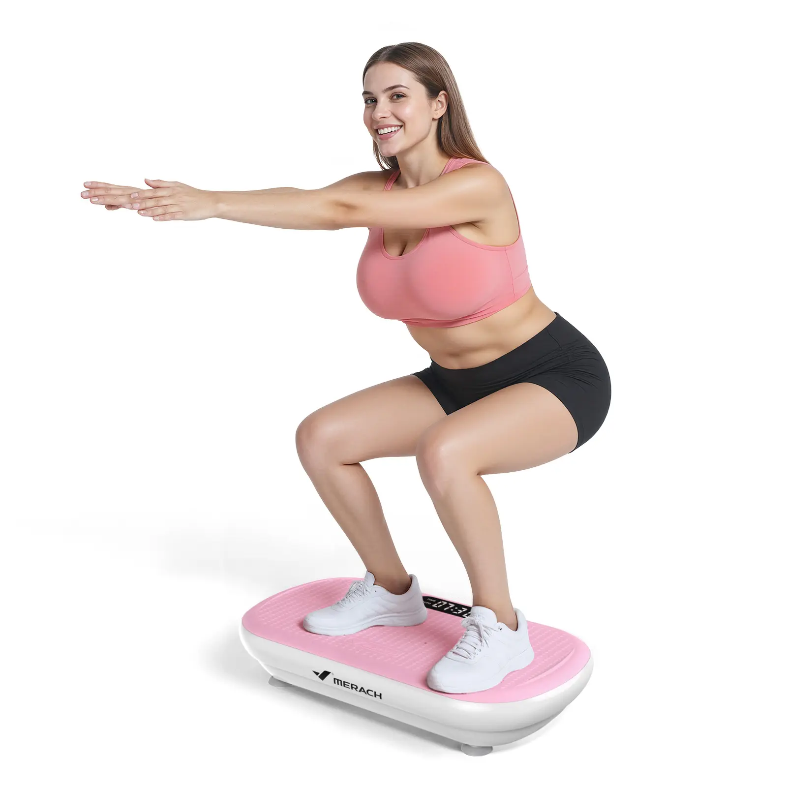 【Summer Sale!】High-Power Vibration Plate Exercise Machine,440lbs Weight Capacity, Bluetooth Remote Control, 4 Workout Modes for Home Gym Fitness