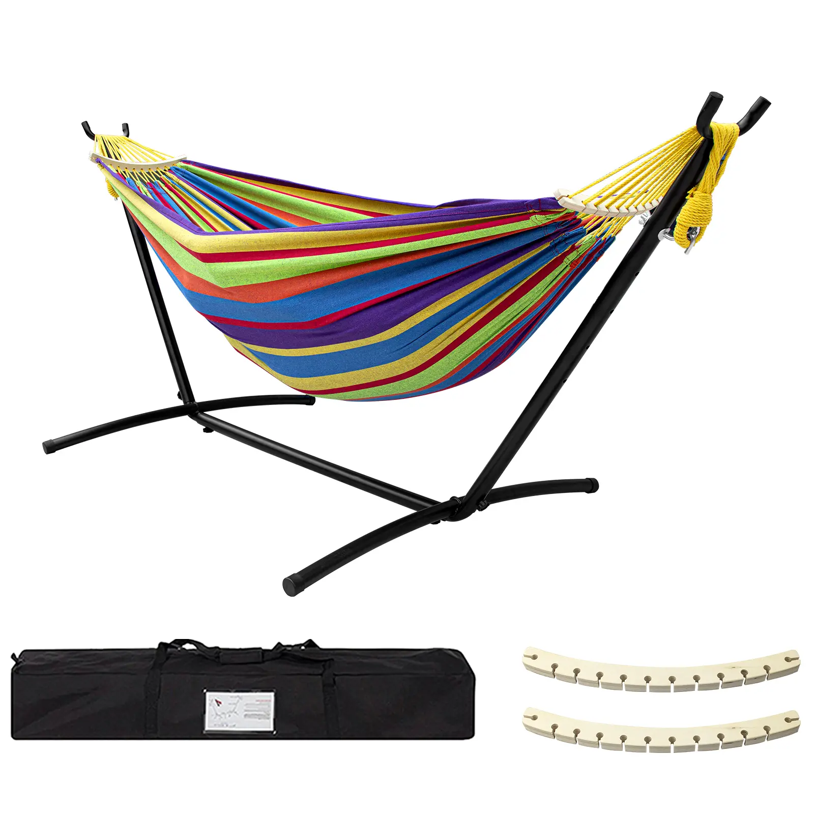 Hammock with Stand Included 450lb Capacity Steel Stand