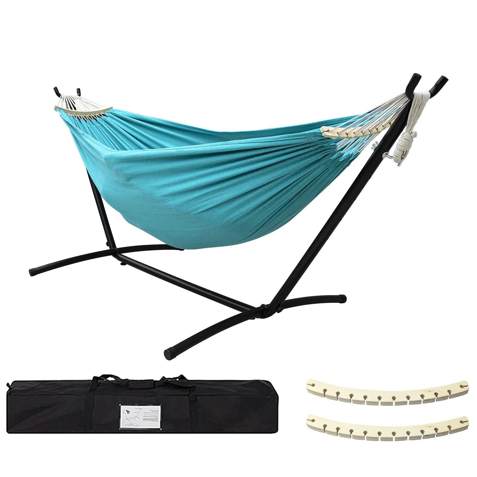 Hammock with Stand Included 450lb Capacity Steel Stand