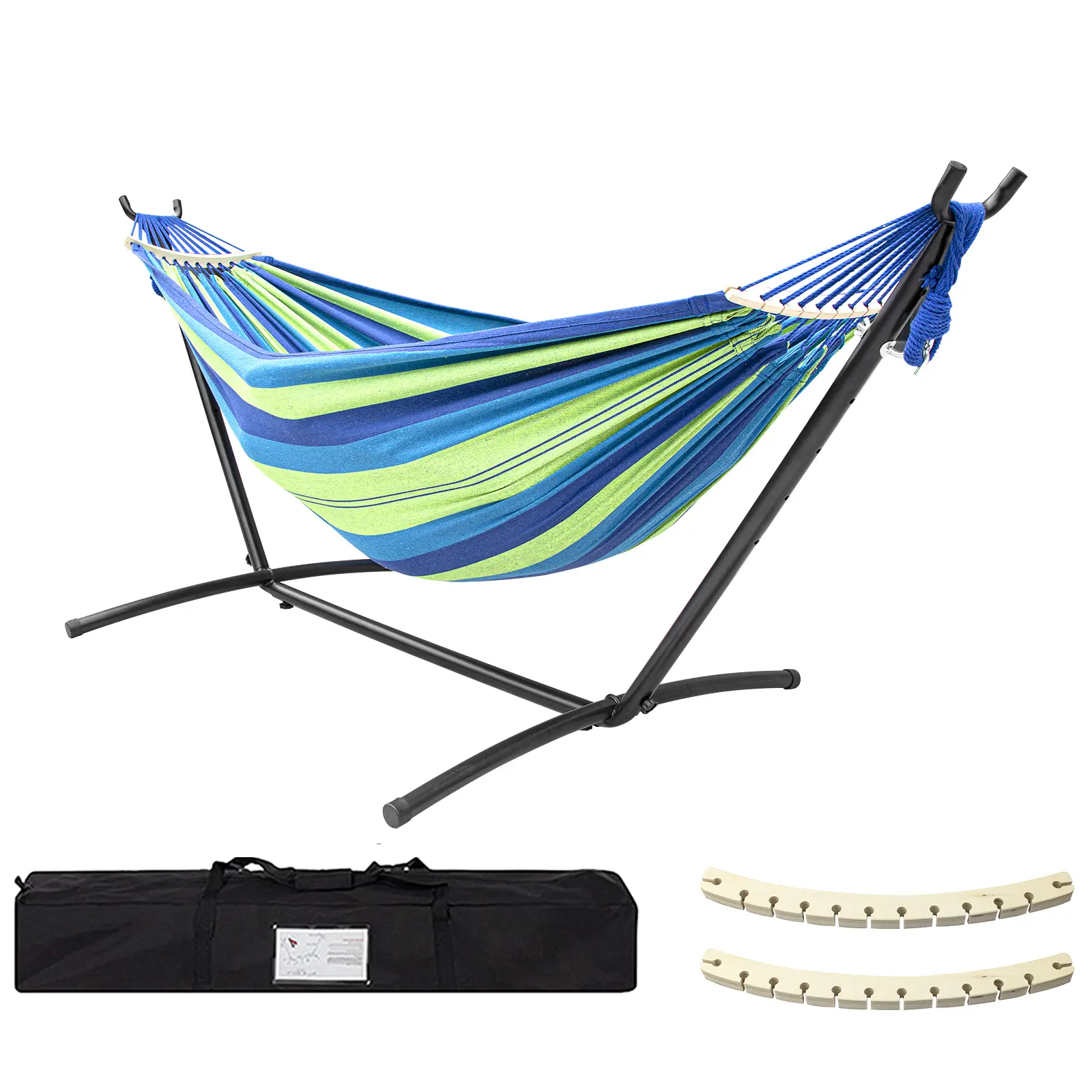Hammock with Stand Included 450lb Capacity Steel Stand