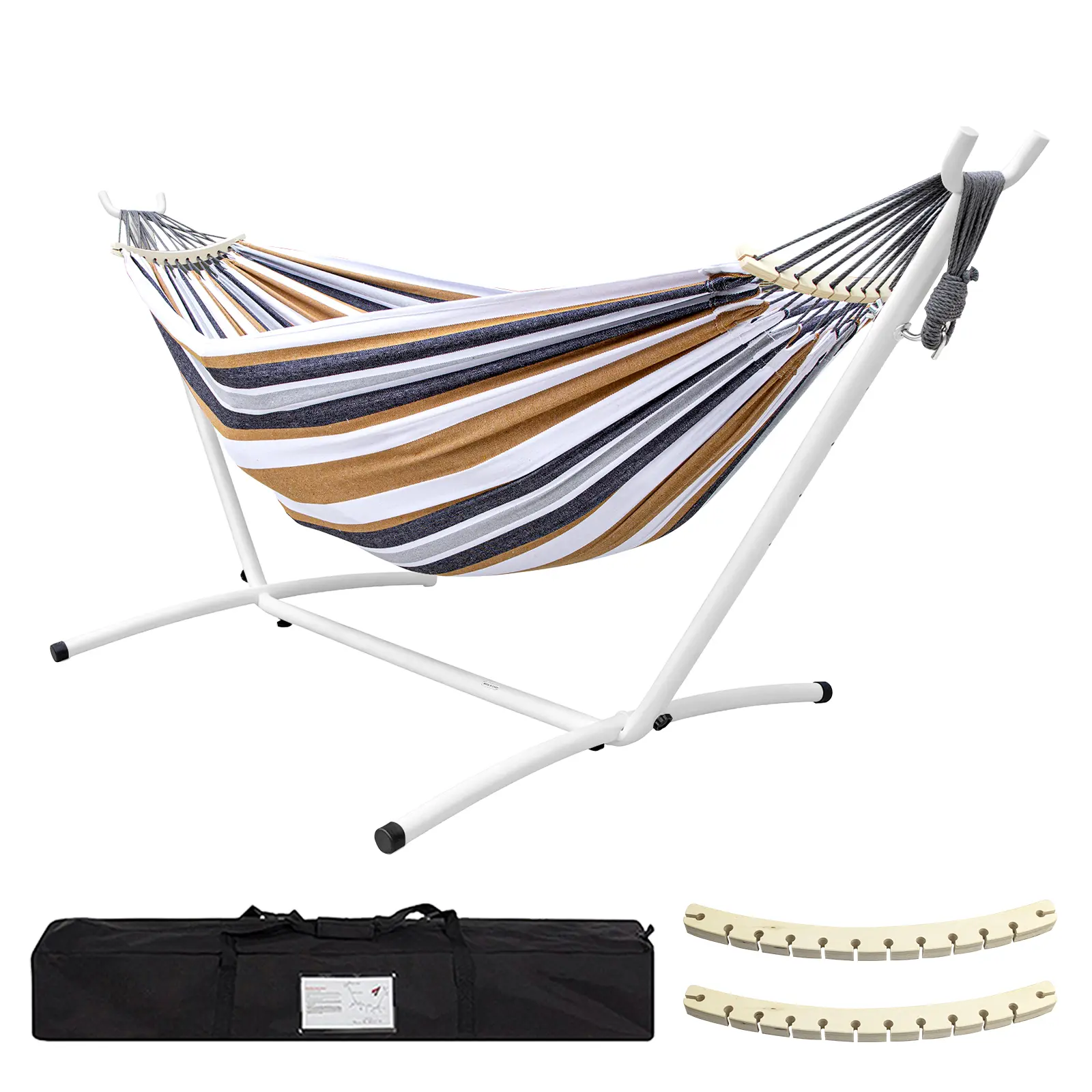 Hammock with Stand Included 450lb Capacity Steel Stand