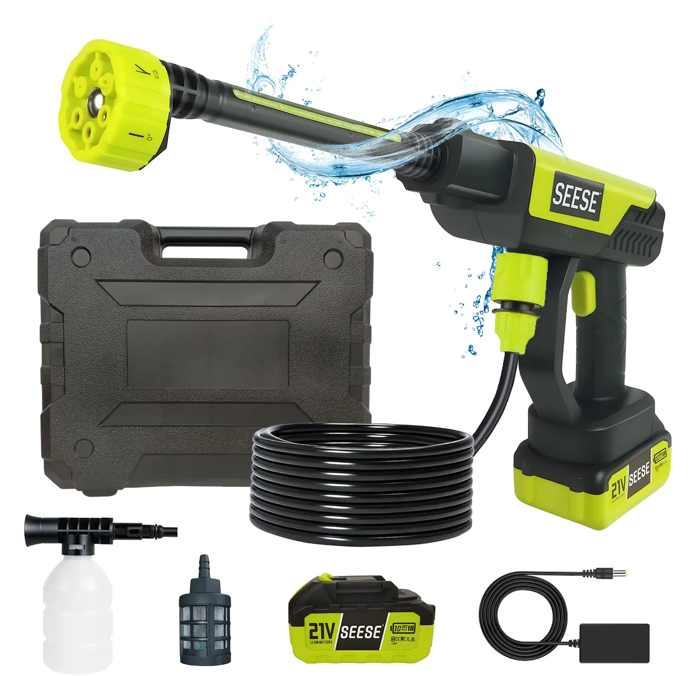 Cordless Pressure Washer and Single Port Charger Base