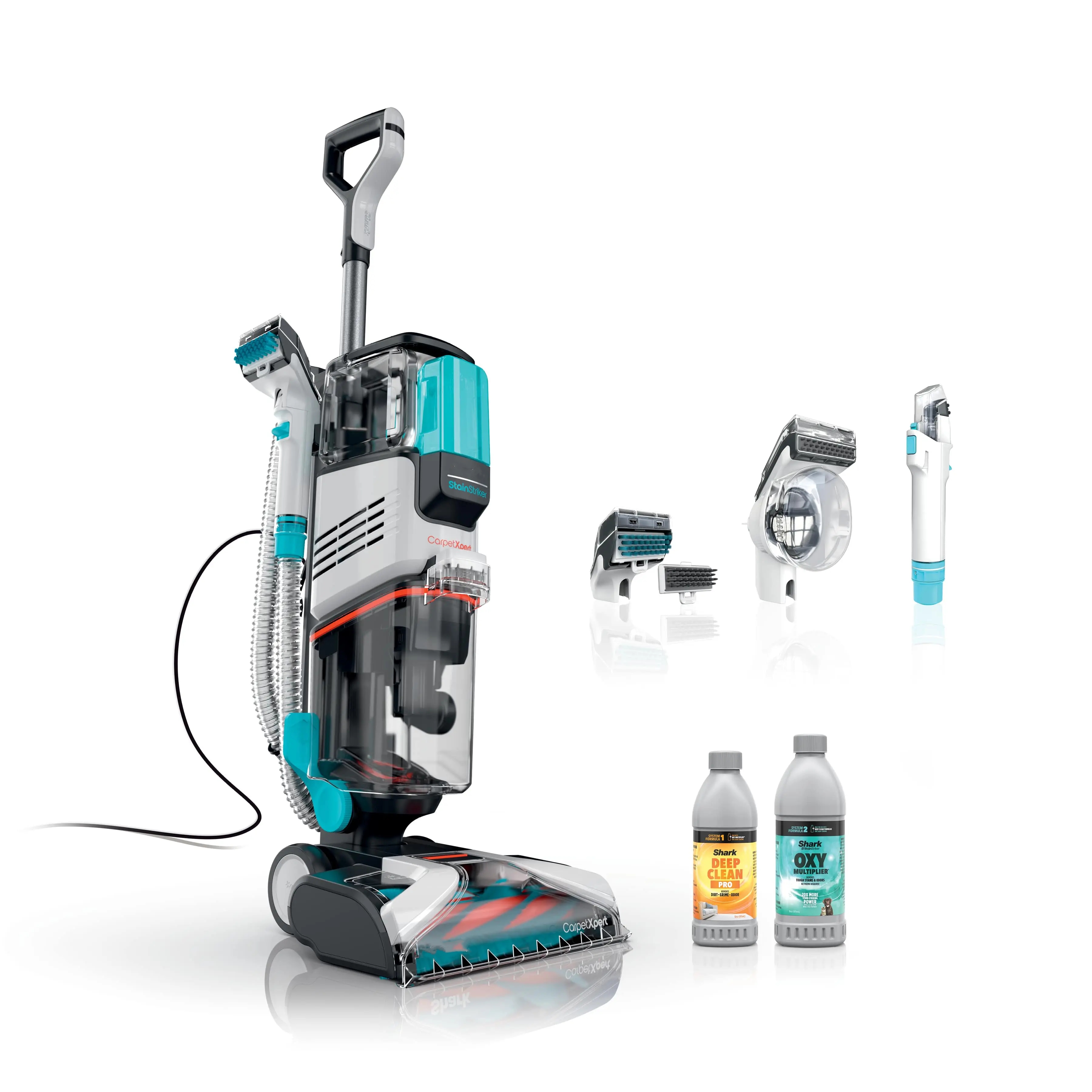 2-in-1 Upright Carpet Cleaner with Handheld Stain Remover