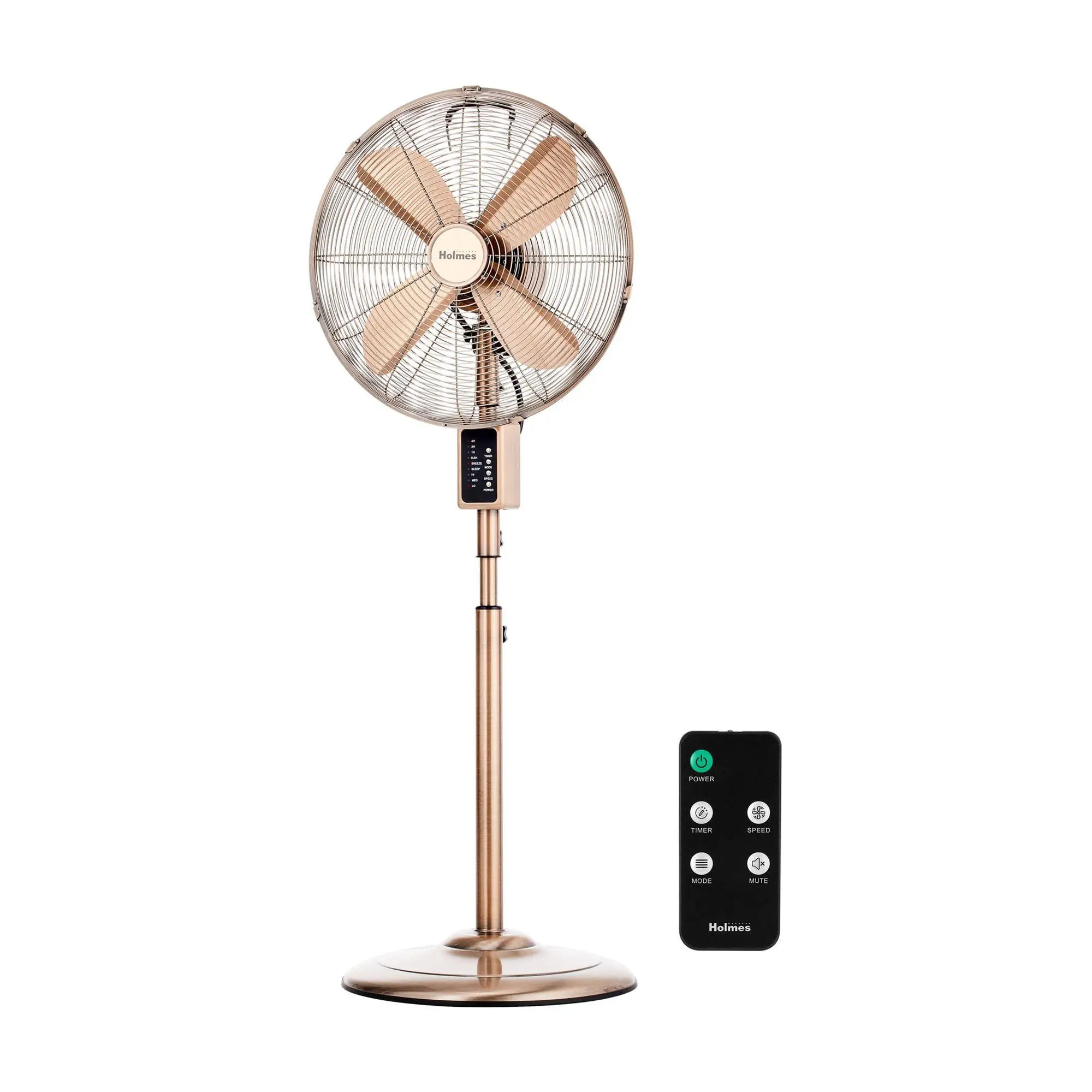 16" Oscillating 3-Speed Digital Metal Fan w/ Remote