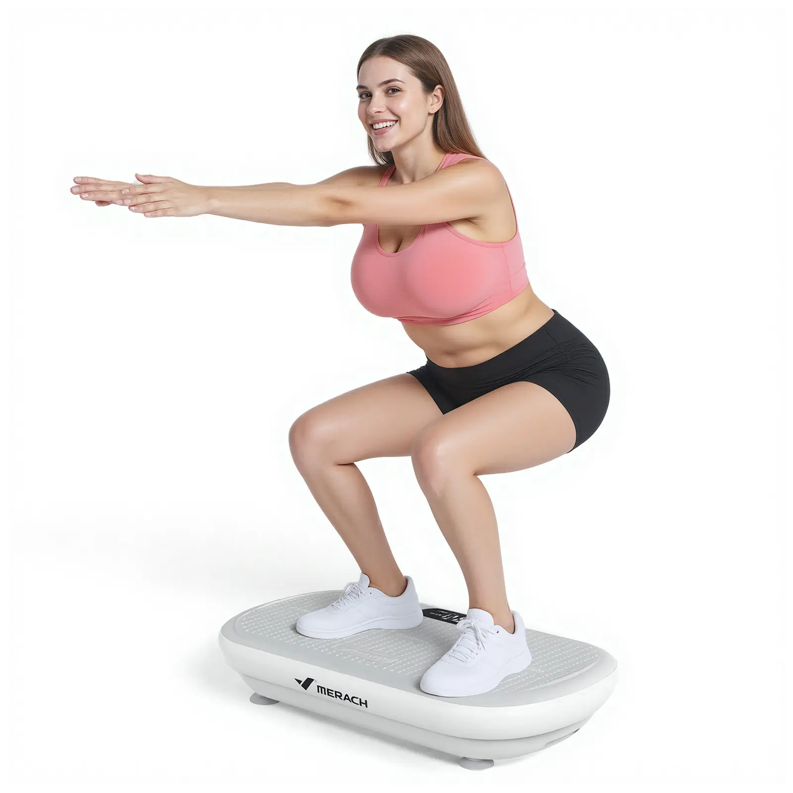【Summer Sale!】High-Power Vibration Plate Exercise Machine,440lbs Weight Capacity, Bluetooth Remote Control, 4 Workout Modes for Home Gym Fitness