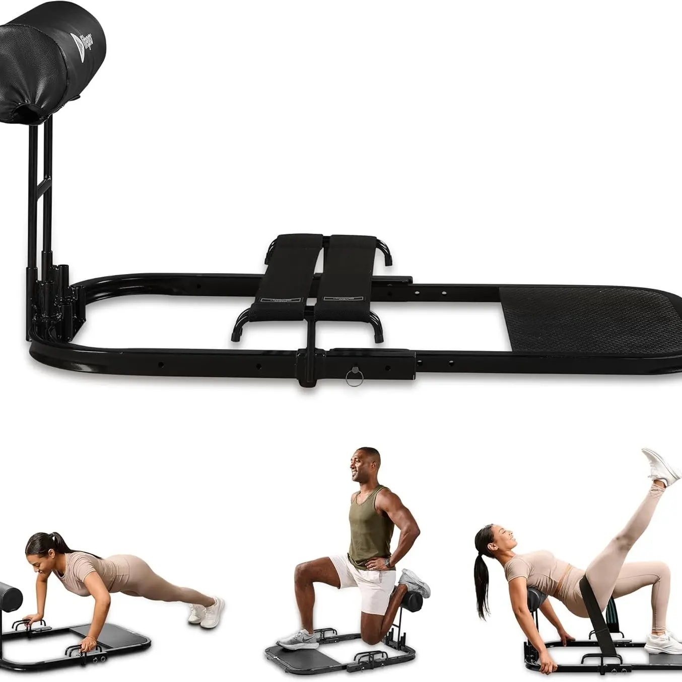 Foldable Home Gym Station for Sculpted Glutes& Lower Back Support 