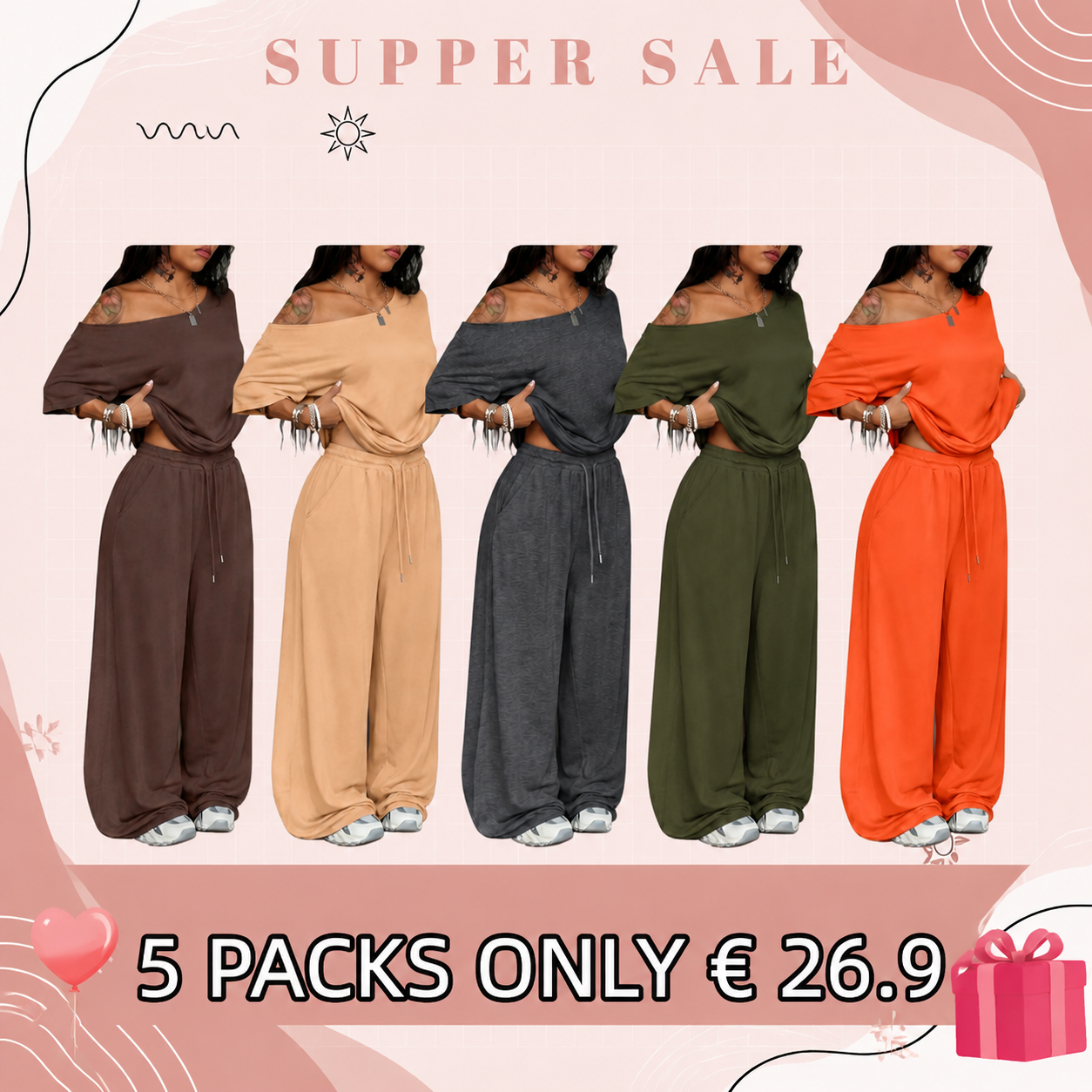 Everyday Essential Women’s 2-Piece Set – Relaxed Fit Style
