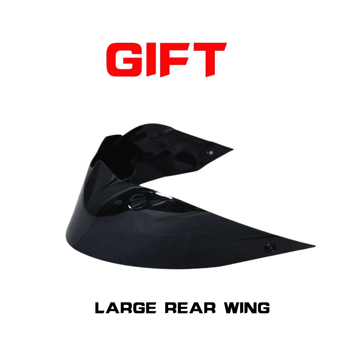 HULIABU Brand Full-Face Motorcycle Helmet, A large tail fin is given as a gift.Abs Material with Eps Liner, Multiple Ventilation, Sunshade Lenses, Unisex All-Season Commuter Helmets