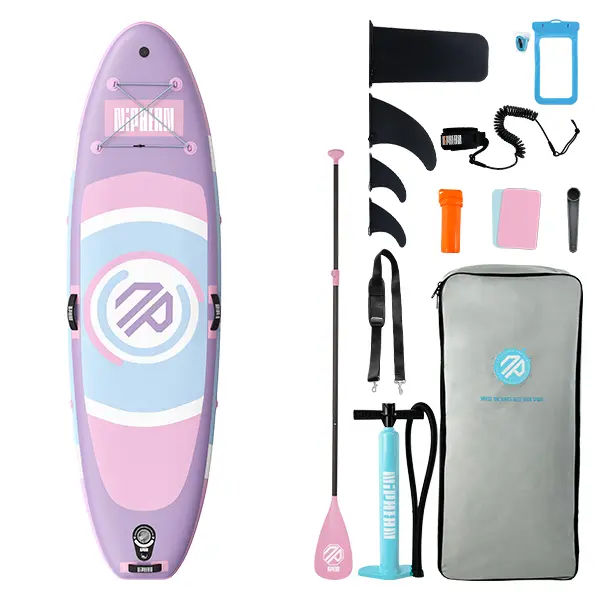 Niphean Outdoor 10' Inflatable Stand Up Stability Paddleboard for Gliding Yoga with 33" Balance Wing & Complete Accessories Set for Adults & Youth, 3-Year Warranty