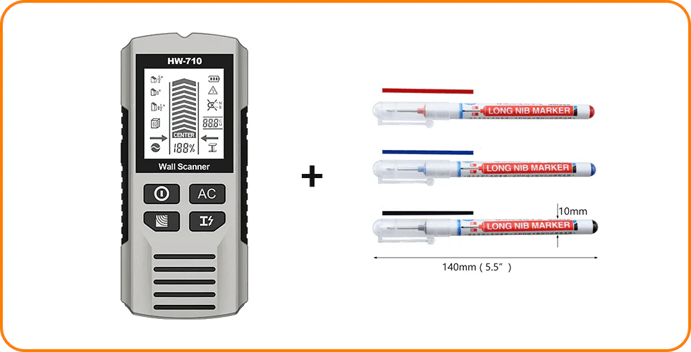 Multifunctional Handheld Metal & Wall Detector