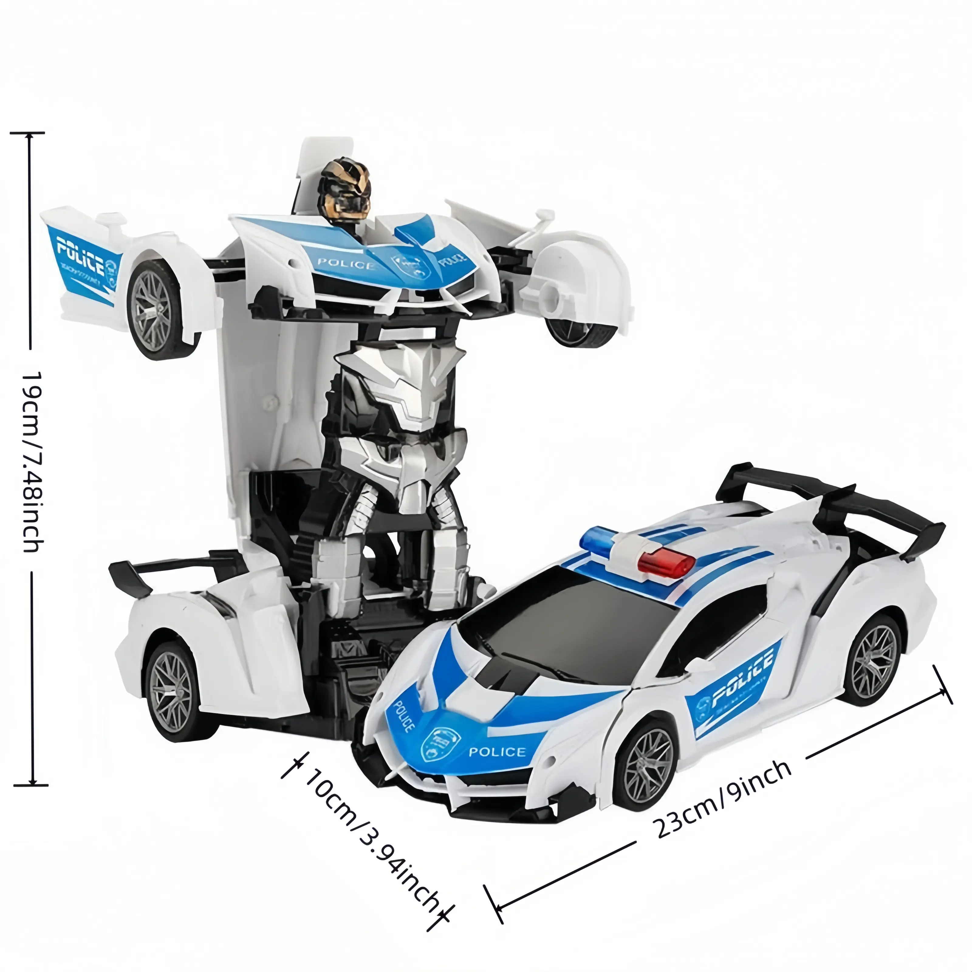 Back To School Haul-Summer Viral RC Car! Tibibee Transform Robot Truck, 2.4GHz Remote Control, 1:18 Scale, 360° Rotation, Rechargeable Batteries, High-Quality ABS, Outdoor Fun Toy for Kids 3-15, Holiday Gift Idea