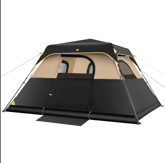 Zeta C6 Person Instant Cabin Tent/Alpha C4 Ultra 4 Person Pop Up Instant Cabin Tent Setup in 60 Seconds with Rainfly & Windproof Portable with Carry Bag for Family Camping & Hiking,SummerWins, Father's Day Gifts, Tents For Camping summerwin