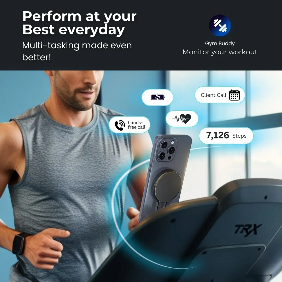 Vacuum Magnetic Phone Holder,Cellphone Stand,Smartphone Folding Mount,Dual-Sided Electronic Vacuum and Magnetic Adsorption,Selfie,Car,Office