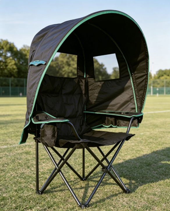 Sports Shade Canopy, Portable Outdoor Sun & Rain Shelter with Ventilated Dome Design for Sports & Outdoor Events