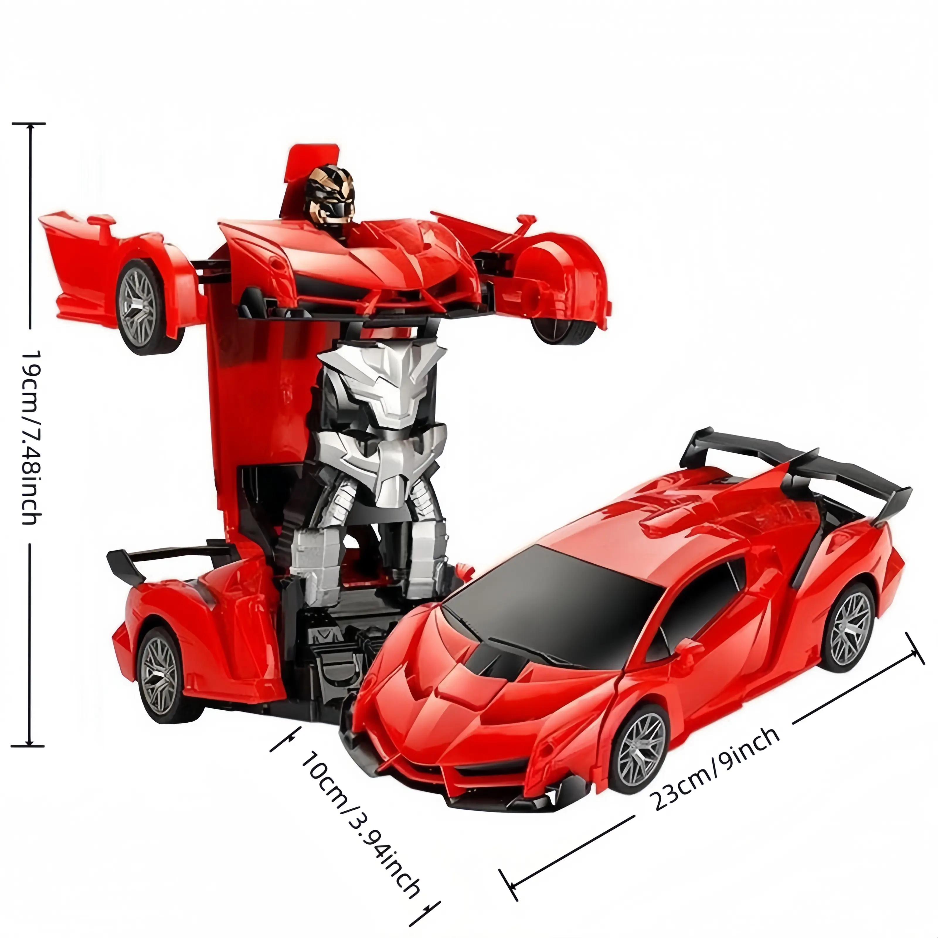 Back To School Haul-Summer Viral RC Car! Tibibee Transform Robot Truck, 2.4GHz Remote Control, 1:18 Scale, 360° Rotation, Rechargeable Batteries, High-Quality ABS, Outdoor Fun Toy for Kids 3-15, Holiday Gift Idea