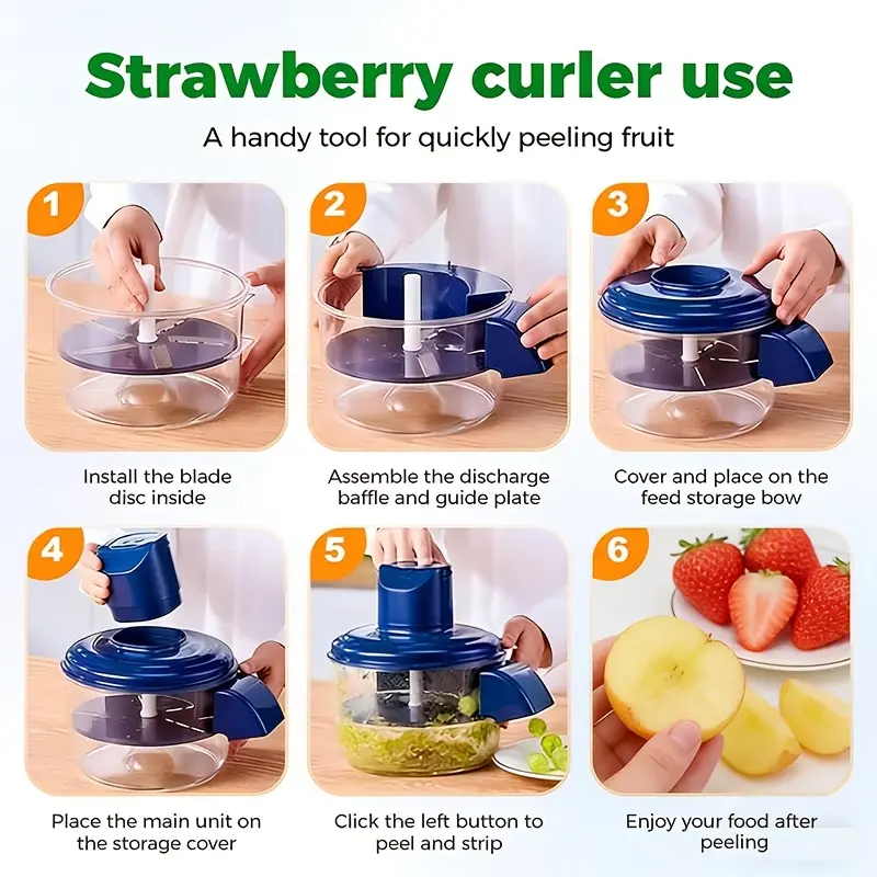Electric Garlic Peeling Machine, 2026 New Automatic Small Grape Fruit Garlic Peeler Machine,Electric Garlic Peeler Fruit Skin Remover Tool for Home Kitchen