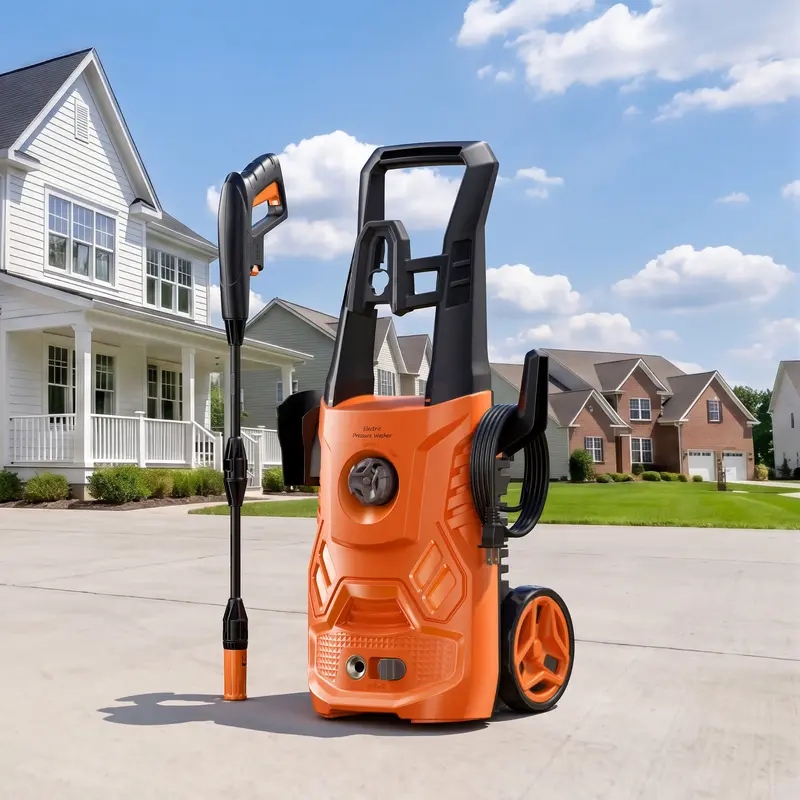 1600W 2.6 GPM 2600PSI Electric Pressure Washer with Foam Cannon for Cleaning Cars , Driveways, Decks, Fences, Patios & Outdoor Cleaning