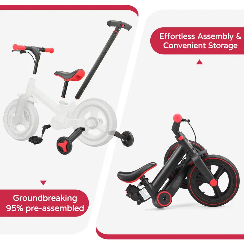 6-in-1 Toddler Bike | Balance, Ride & Learn in One Smart Design