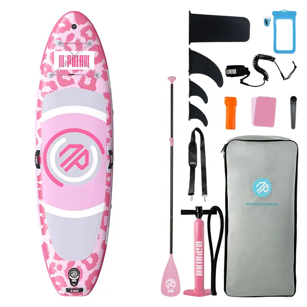 Niphean Outdoor 10' Inflatable Stand Up Stability Paddleboard for Gliding Yoga with 33" Balance Wing & Complete Accessories Set for Adults & Youth, 3-Year Warranty