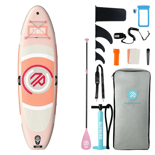 Niphean Outdoor 10' Inflatable Stand Up Stability Paddleboard for Gliding Yoga with 33" Balance Wing & Complete Accessories Set for Adults & Youth, 3-Year Warranty