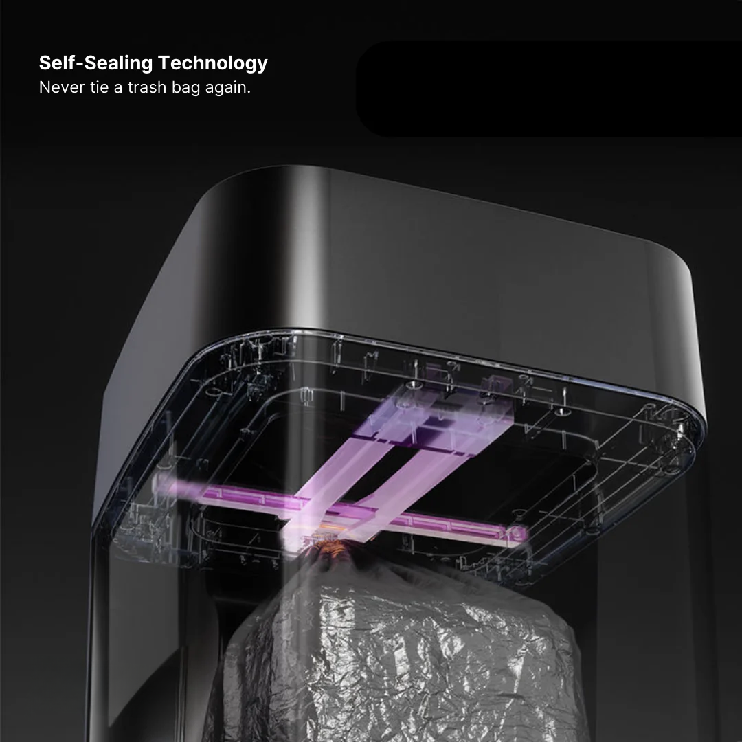 HULIABU® 17L - Touchscreen, Self-Sealing Smart Trash Can