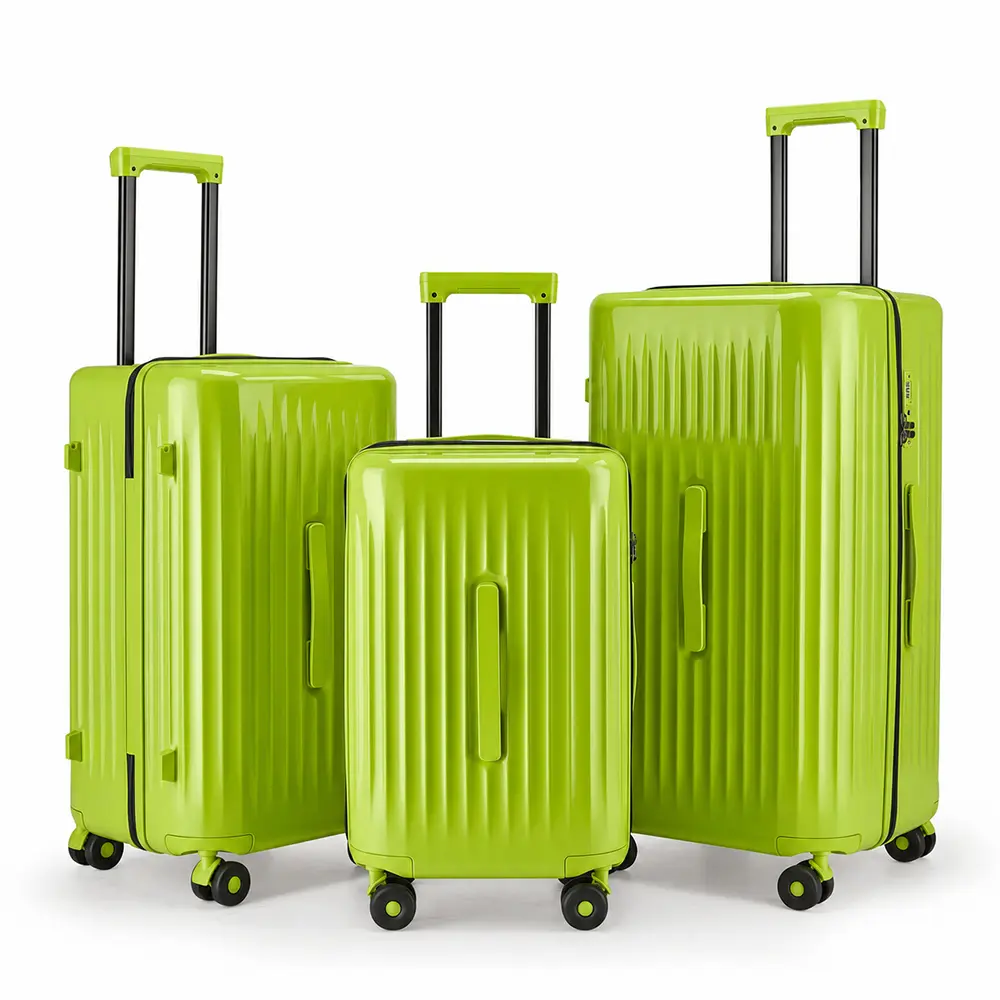 Modern Luggage Set - 3-Piece Hardside Shell Wheeled Travel Gear, 20/24/28-Inch Multi-Purpose Checked Bags with TSA Lock, 360° Smooth Rollers, Phone Stand, Side Hook