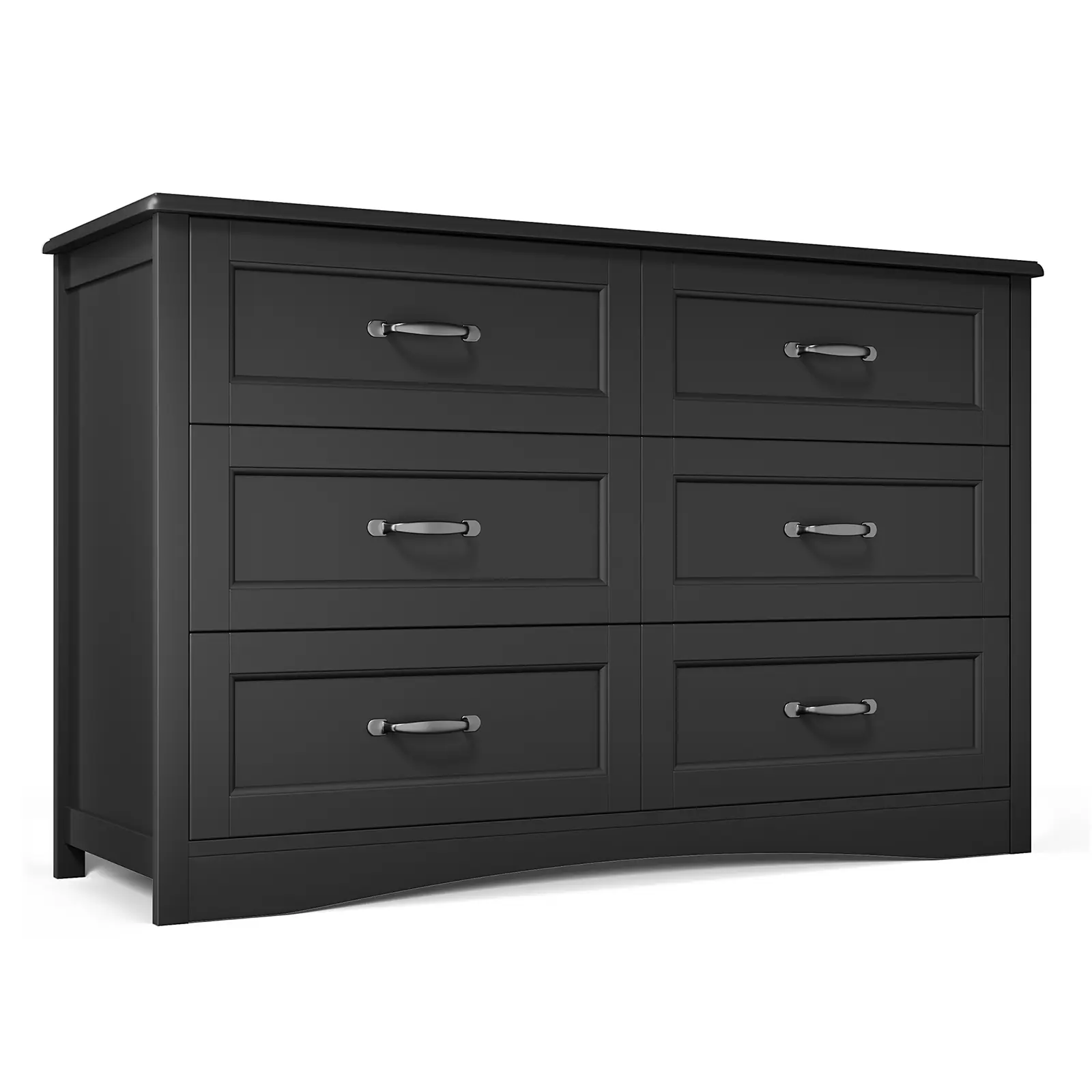 Gizoon 6 Drawer Dresser,Dresser for Bedroom with Mental Handle, White Dresser for Cloakroom, Hallway, Entryway Cupboard Apartment Furniture Organize Organizing,dorm essentials,home decor