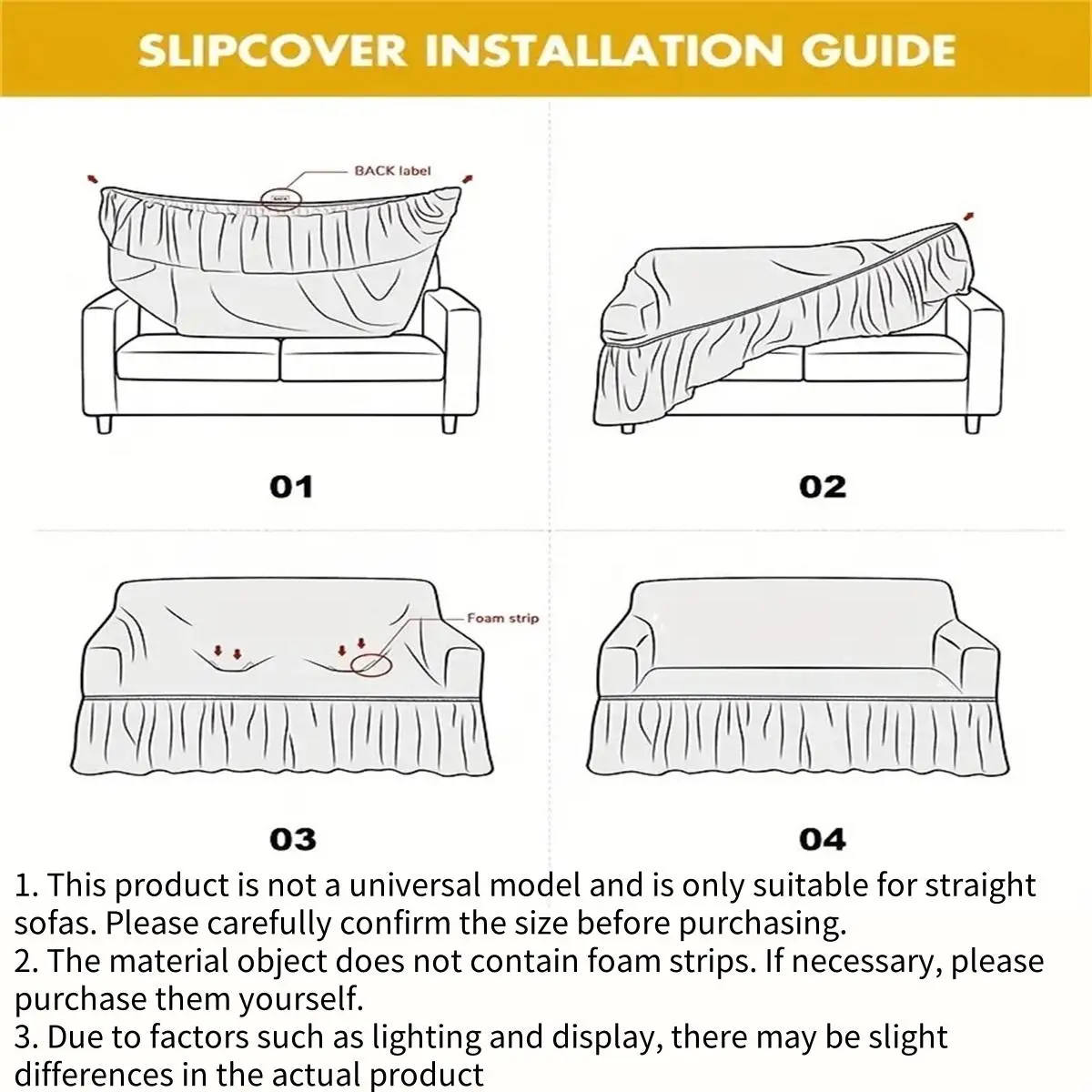 Pure Color Elastic Jacquard Sofa Cover, Sofa Couch Covers, Stretch Sofa Cover Dustproof Slipcover for Living Room Outdoor Single Twin Triple Quad Armchair, All Seasons Washable