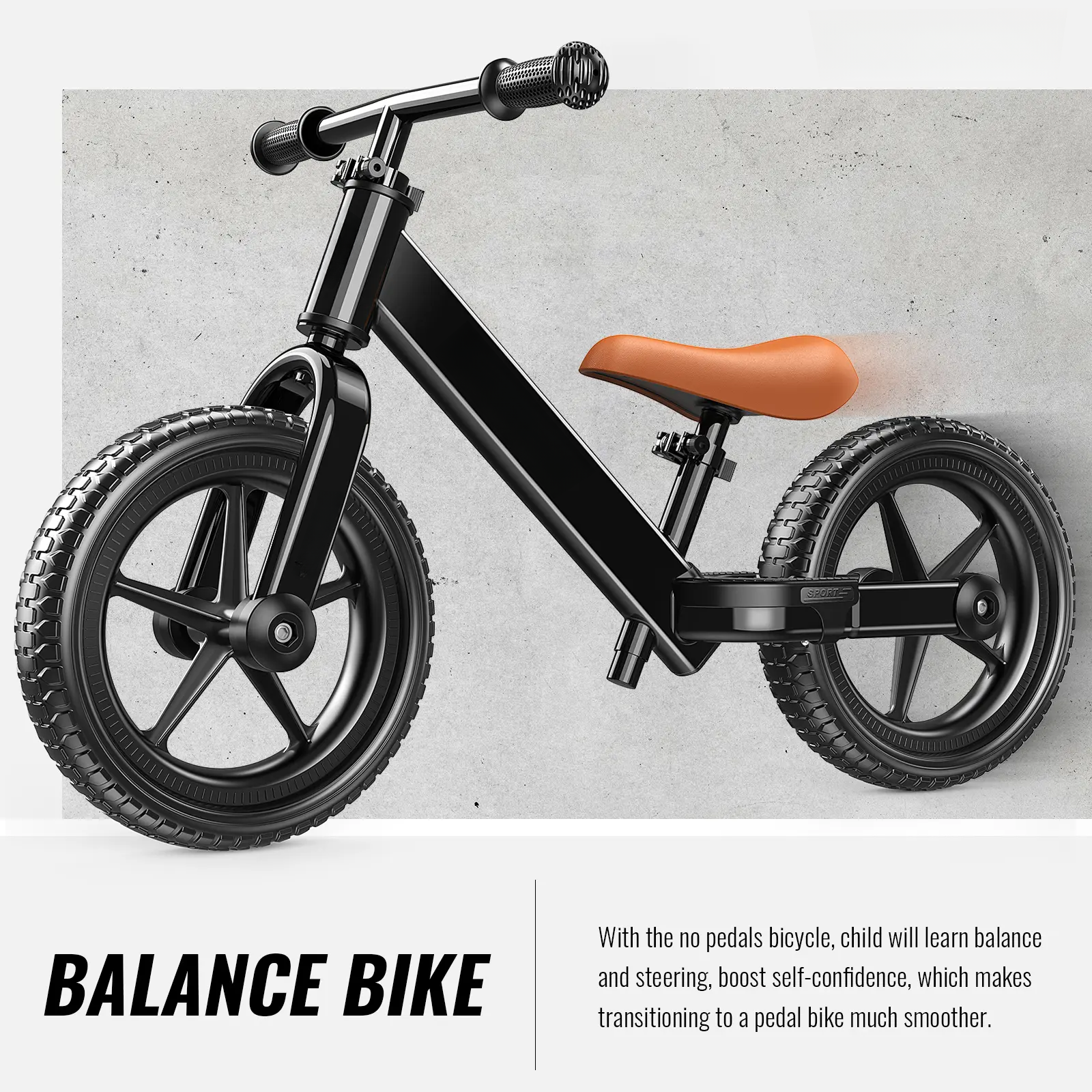  Toddler Balance Bike for Boys and Girls Ages 2-5, No-Pedal Kids Bicycle Toy, Tool-Free Adjustment, Customizable Plate with Stickers, Birthday Gift Idear，Mini Bicycle，Boys & Girls Bike #backtoschool #glowup