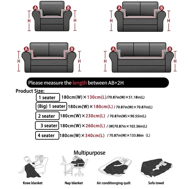 Moroccan Style Chenille Sofa Blanket, Chic Moroccan Pattern, Easy to Clean, Durable & Anti-Scratch, Suitable for Home & Pet Owners, All-Season Use, Washable Sofa Slipcover, Decorative Sofa Protector