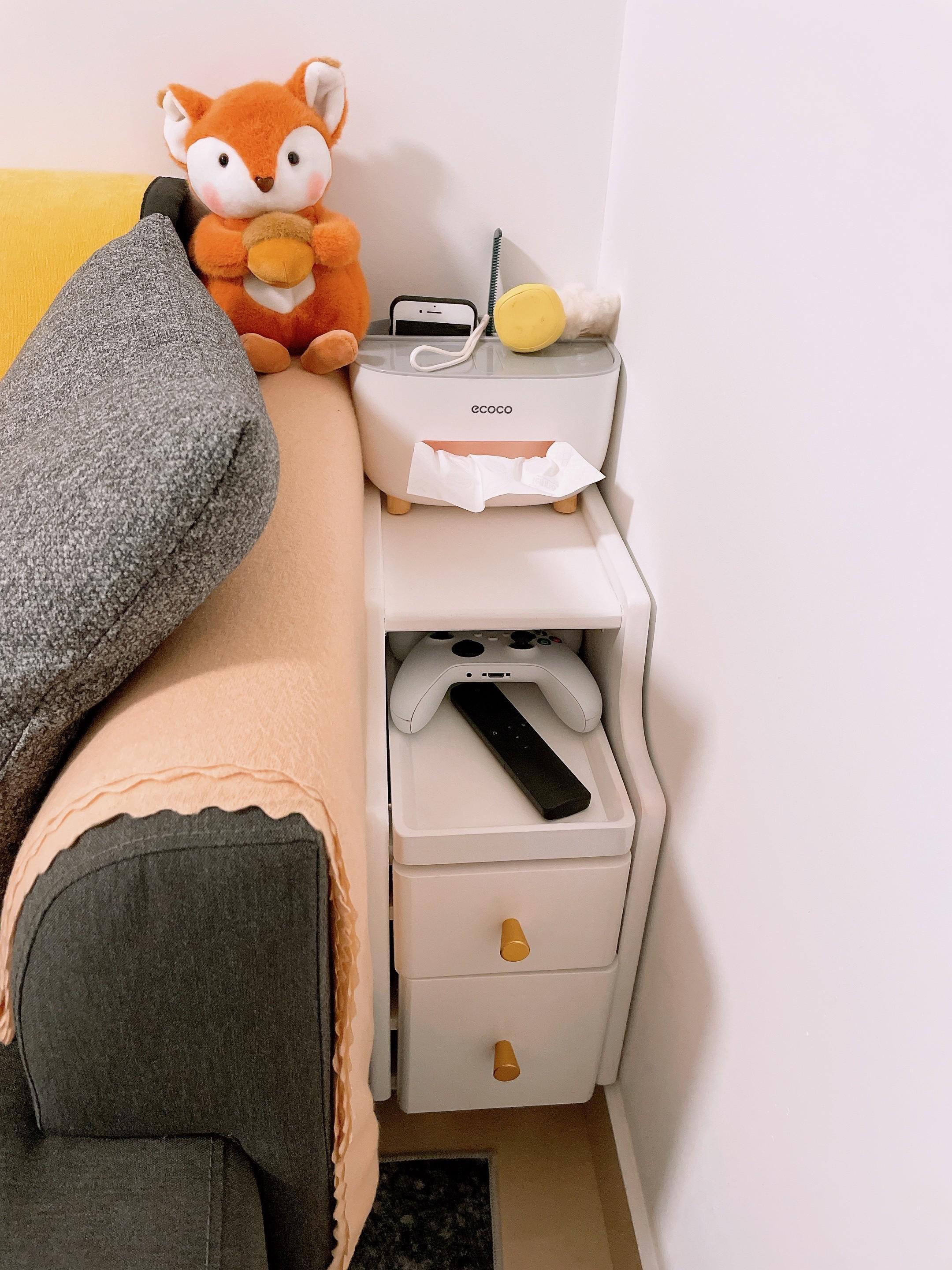 Solid Wood Modern Nightstand - No MDF, Storage Organizer, Space-Saving Furniture for Small Spaces, Bedroom Bedside Table with Drawers Nightstand For Bedroom Bedroom Nightstands