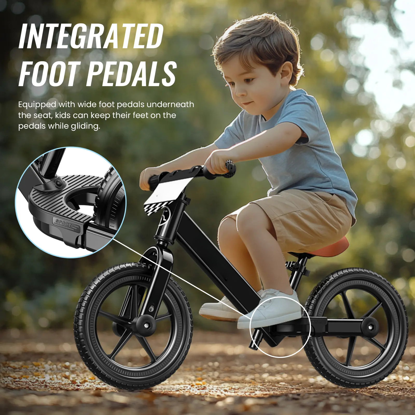  Toddler Balance Bike for Boys and Girls Ages 2-5, No-Pedal Kids Bicycle Toy, Tool-Free Adjustment, Customizable Plate with Stickers, Birthday Gift Idear，Mini Bicycle，Boys & Girls Bike #backtoschool #glowup