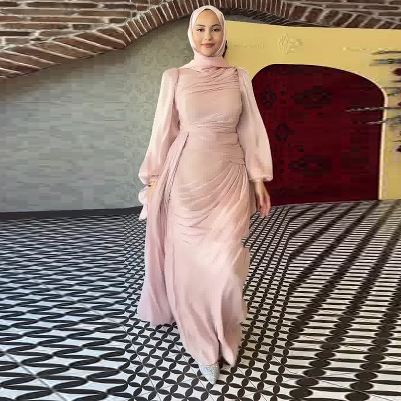 Elegant Draped Maxi Dress